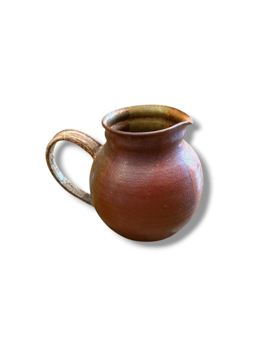 Handmade Earth Tone Ceramic Clay Pitcher
